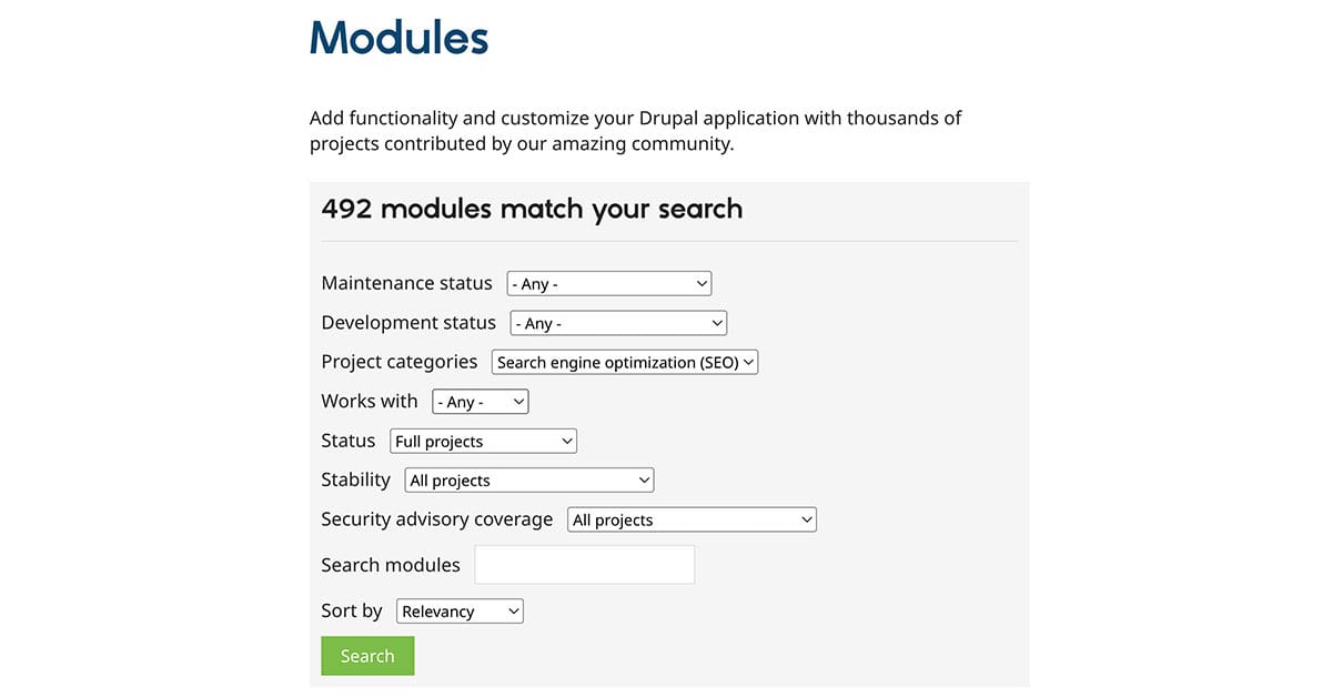 Mejores módulos en drupal para SEO